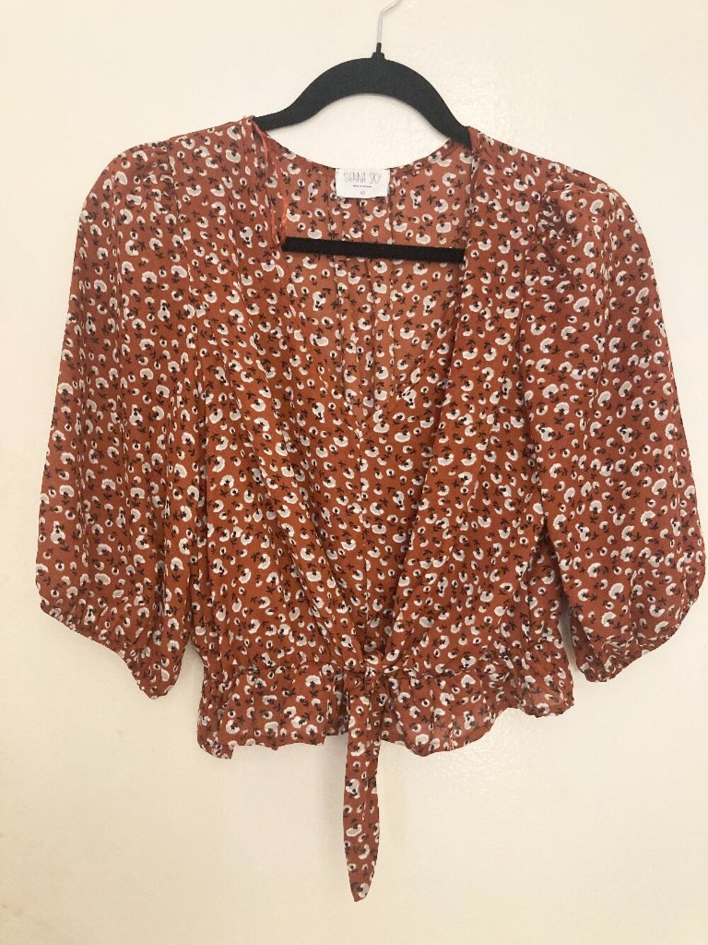 Sienna Sky Cropped Shirt
